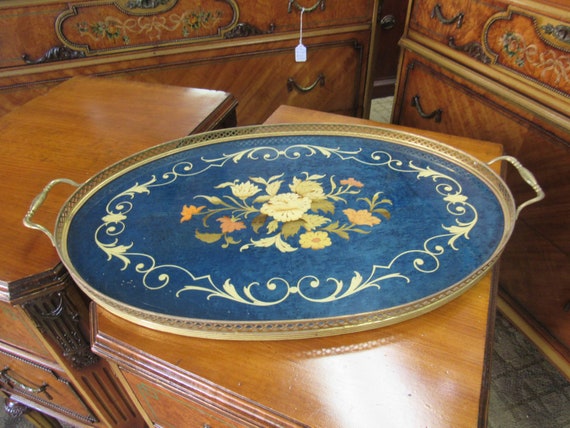 Vintage oval tray