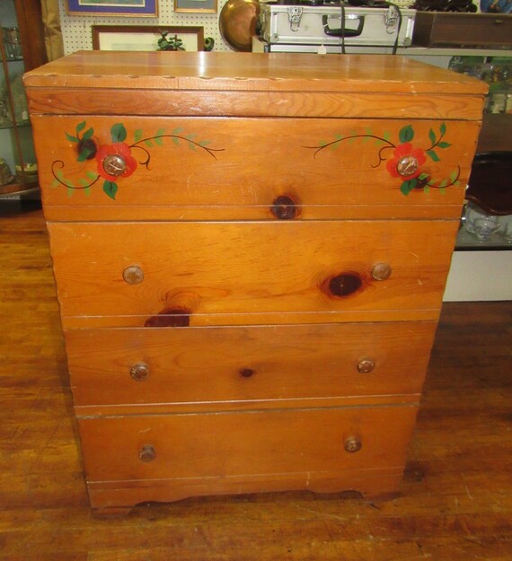 Vintage tall dresser