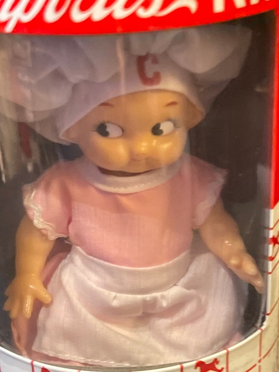 Campbells' Soup bank with doll