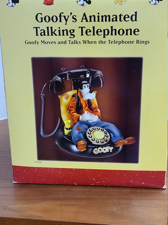 Goofy's animated talking telephone