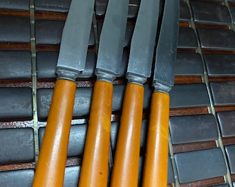Bakelite Butterscotch Knives
