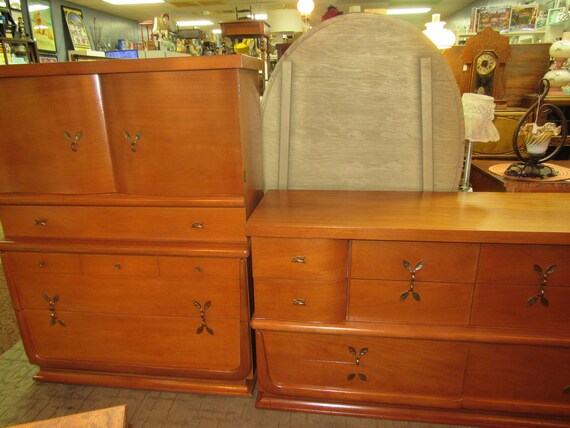 Mid Century Modern Highboy Dresser