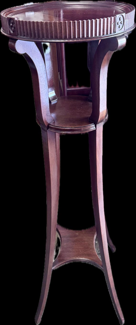Antique plant stand