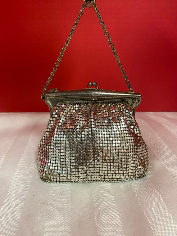 Silver Mesh Whiting and Davis Handbag