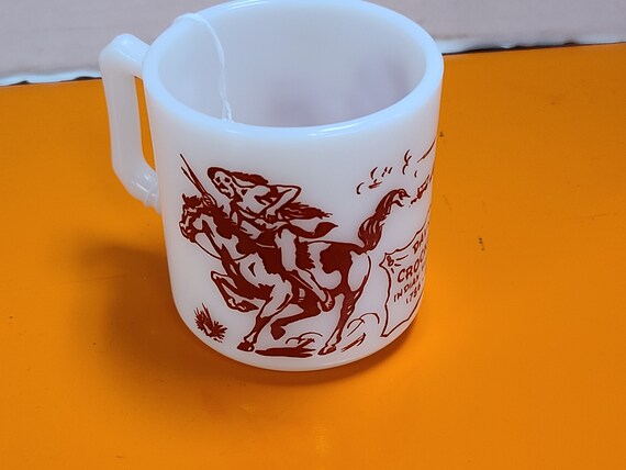 Hazel Atlas Davy Crockett mug