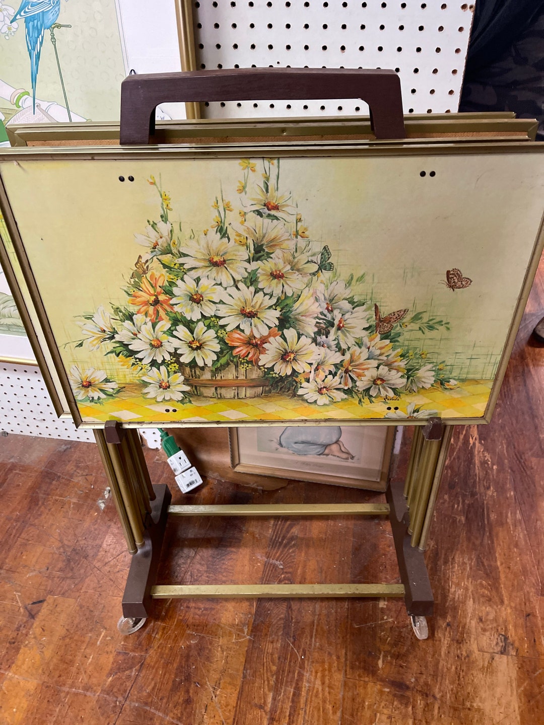 Vintage TV Trays Etsy UK