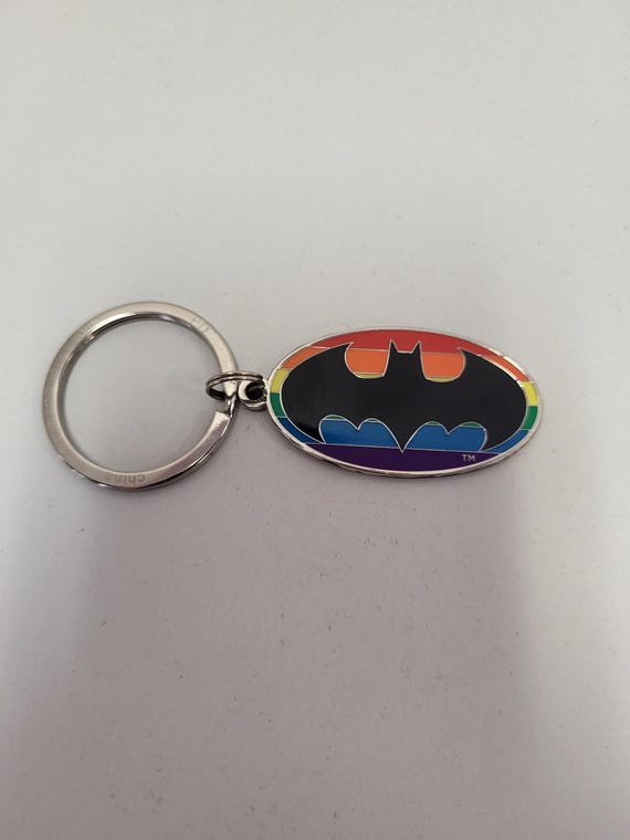 Pride Batman Keychain