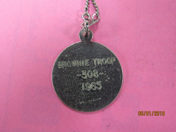 Girl Scout Brownie necklace