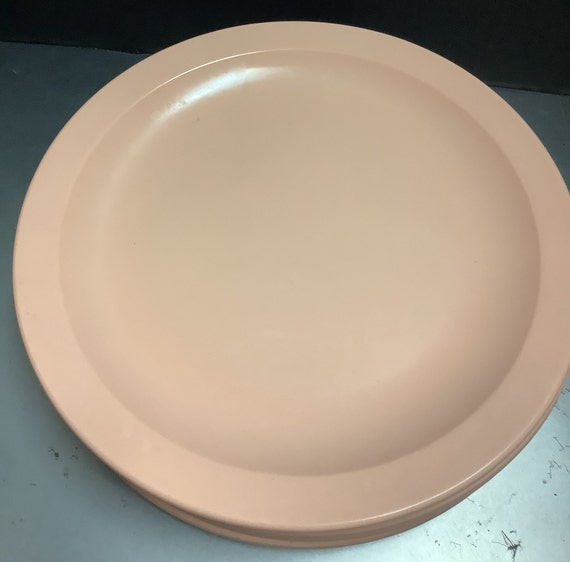 Texas ware pink Plates