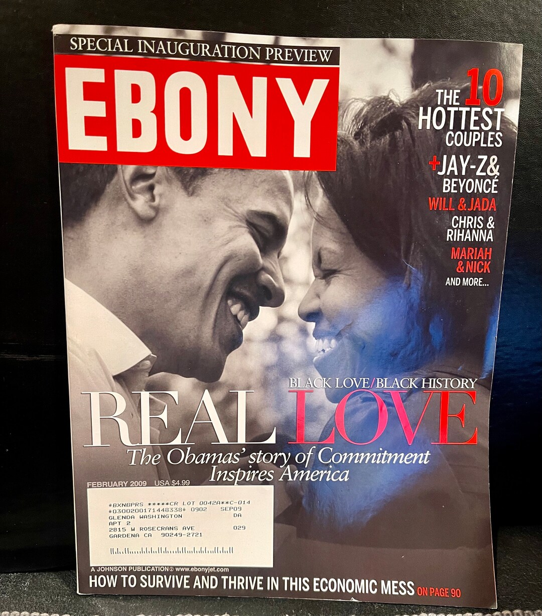 Magazine Inaguration Ebony Magazine Obama Inauguration Issue - Etsy