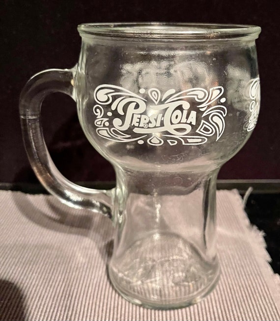 Pepsi Cola Glass with handle