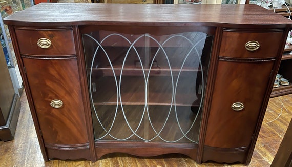 Flame mahogany buffet