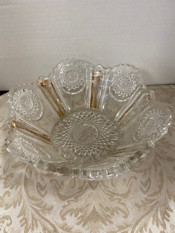 Cut Glass Crystal Bowl