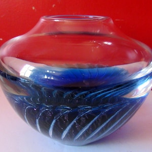 Art Glass signed vase
