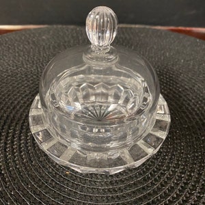 Mikasa Glass Butter Dish