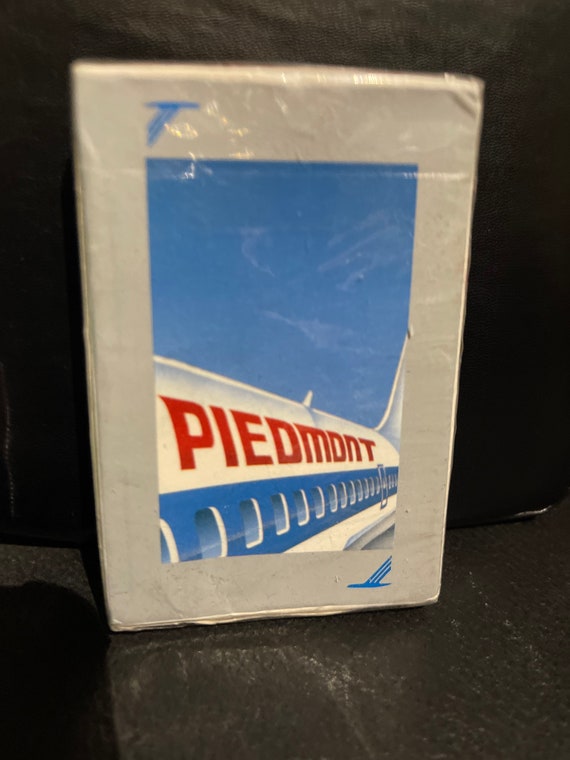 Piedmont Airlines Playing Cards Etsy