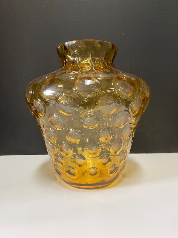 MCM Italian Amber Vase
