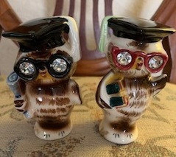 Lefton Owl Salt & Pepper Shakers