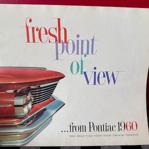 1960 Pontiac car brochure
