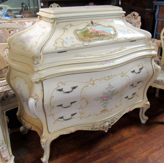 Italian Secretary desk Rococo Baroque