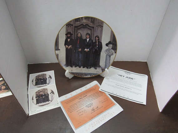 The Beatles HEY JUDE Collector Plate - Etsy