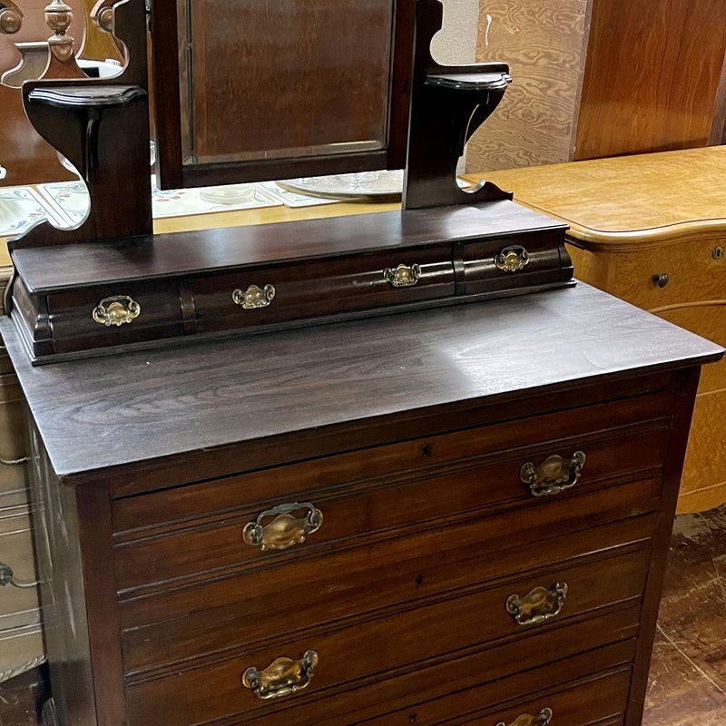 Antique Dresser With Mirror - Etsy