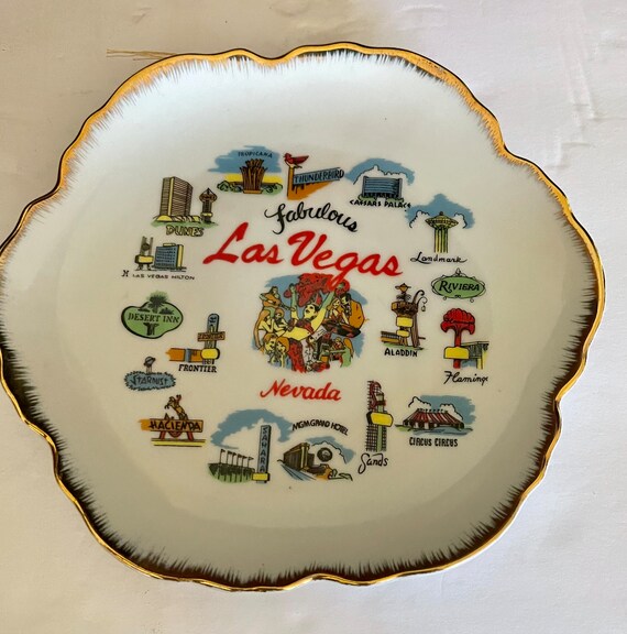Las Vegas Souvenir Plate