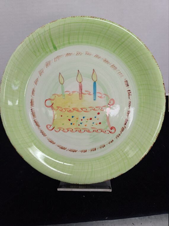 Happy Birthday plate