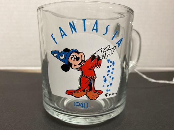 Disney Mickey Mouse Fantasia Glass Mug