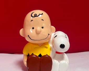 Charlie Brown And Snoopy Piggy Bank