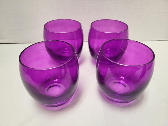 Set of Purple Glasses