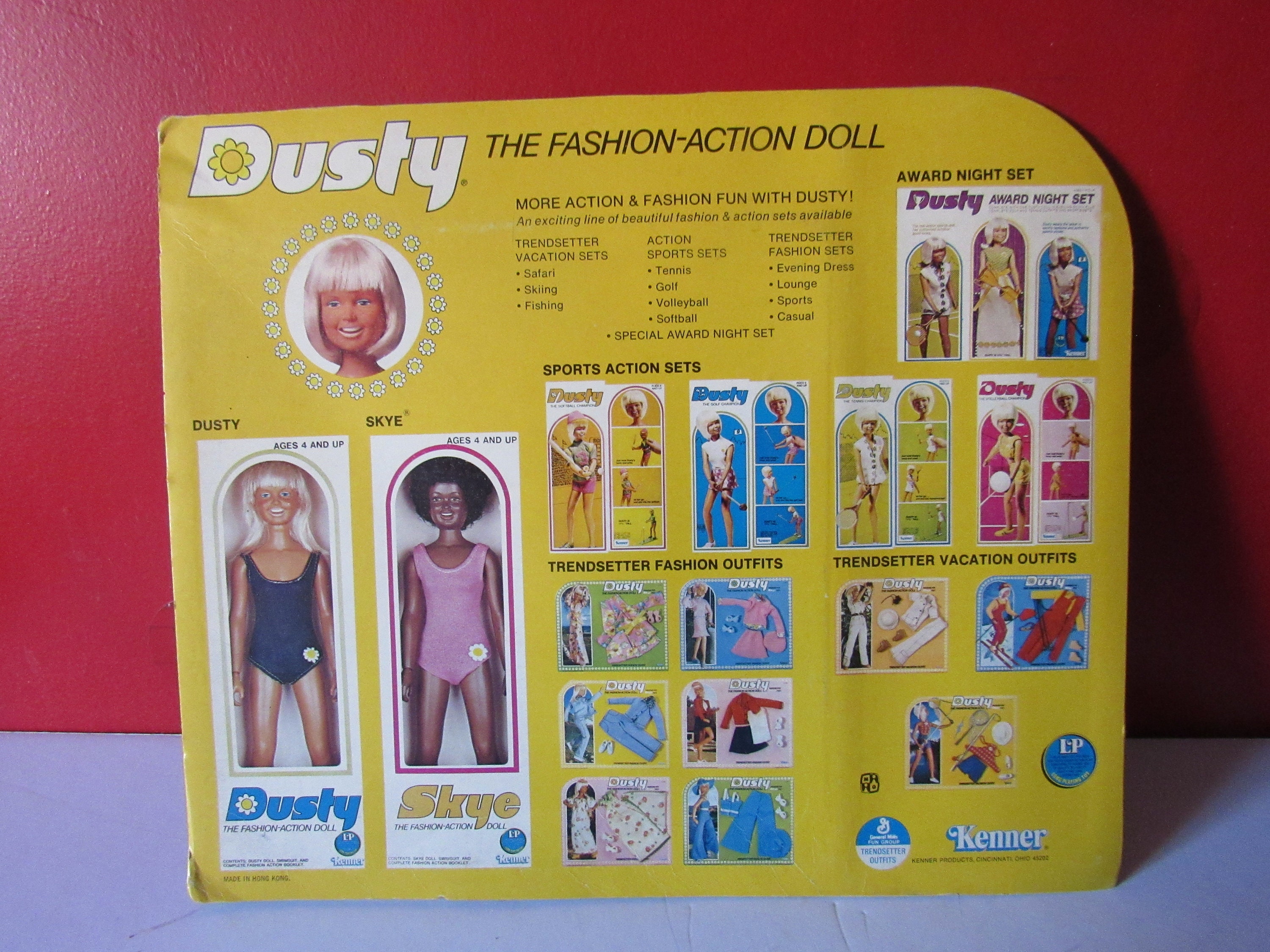 Kenner doll clothes MIP Dusty and Skye