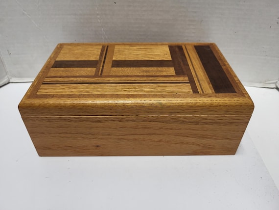 Inlaid Wood Jewelry Box