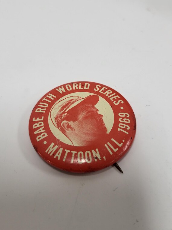 Babe Ruth Pin Back Button - image 2