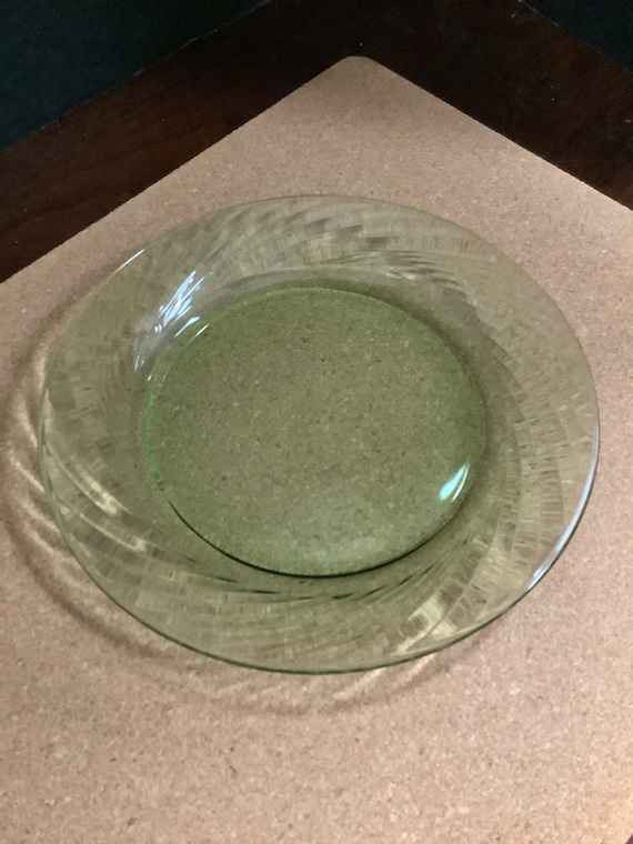 Uranium Glass Desert Plate