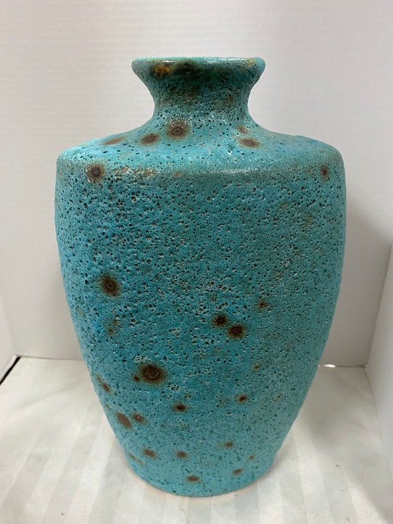 Turquoise Volcanic Vase