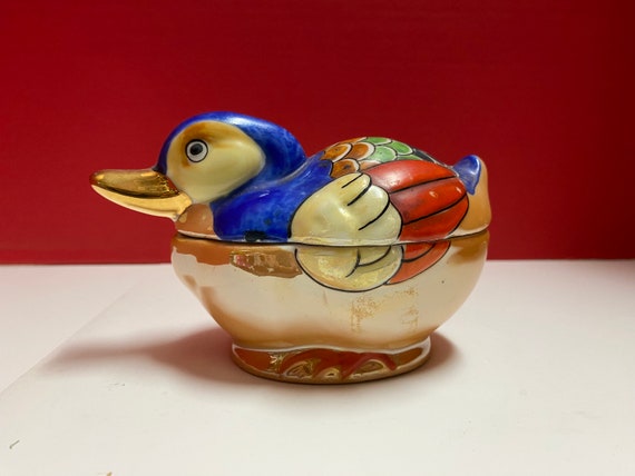 Lusterware Duck Dish