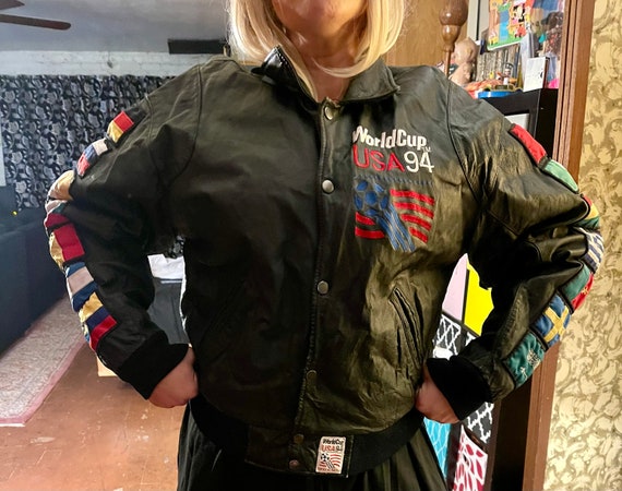 サッカー ワールドカップ USA94 革ジャン
