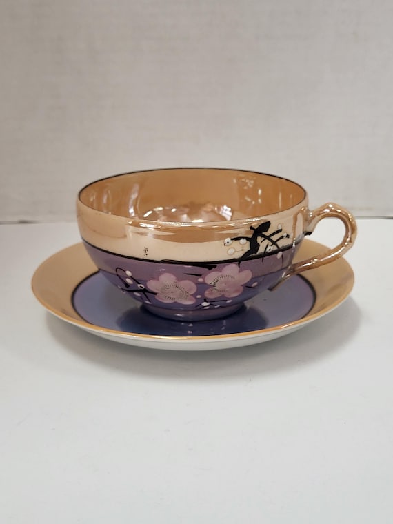 Lusterware Teacup & Saucer