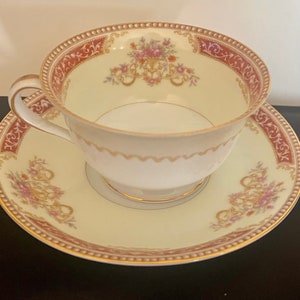 Noritake Mystery #46 cup and saucer