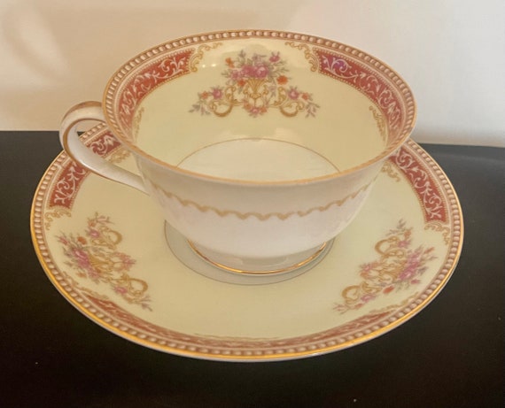 Noritake Mystery #46 cup and saucer