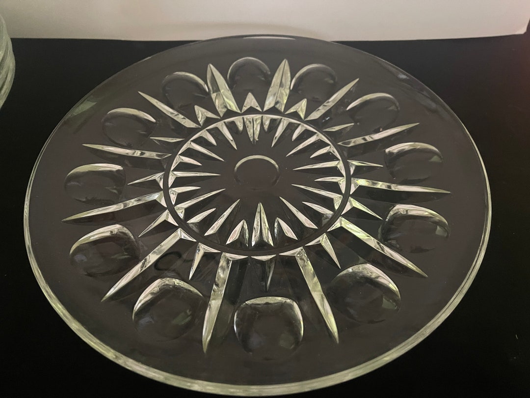 Princess House Crystal Dinner Plate Etsy