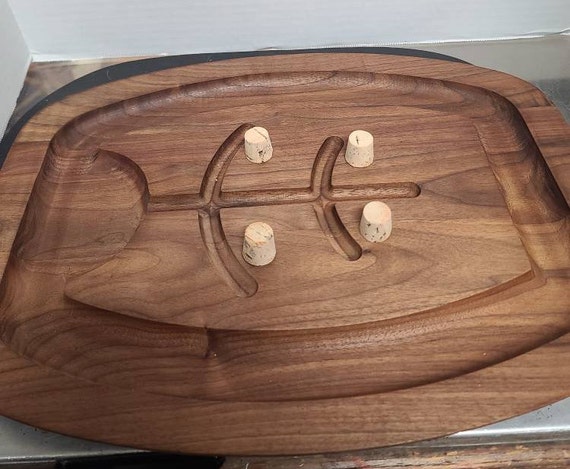 Goldmark teak carving tray with juice canals