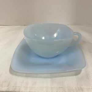 FireKing Azurite Cup and Saucer