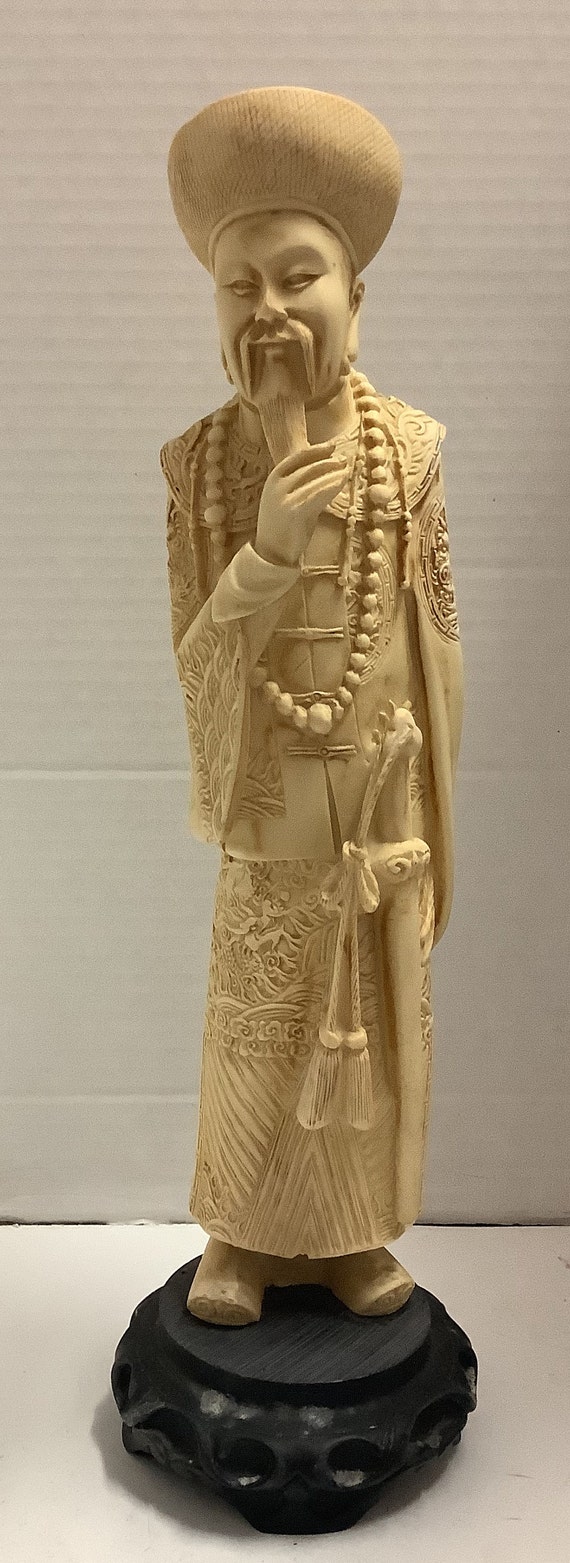 Carved Royal Chinese Figure