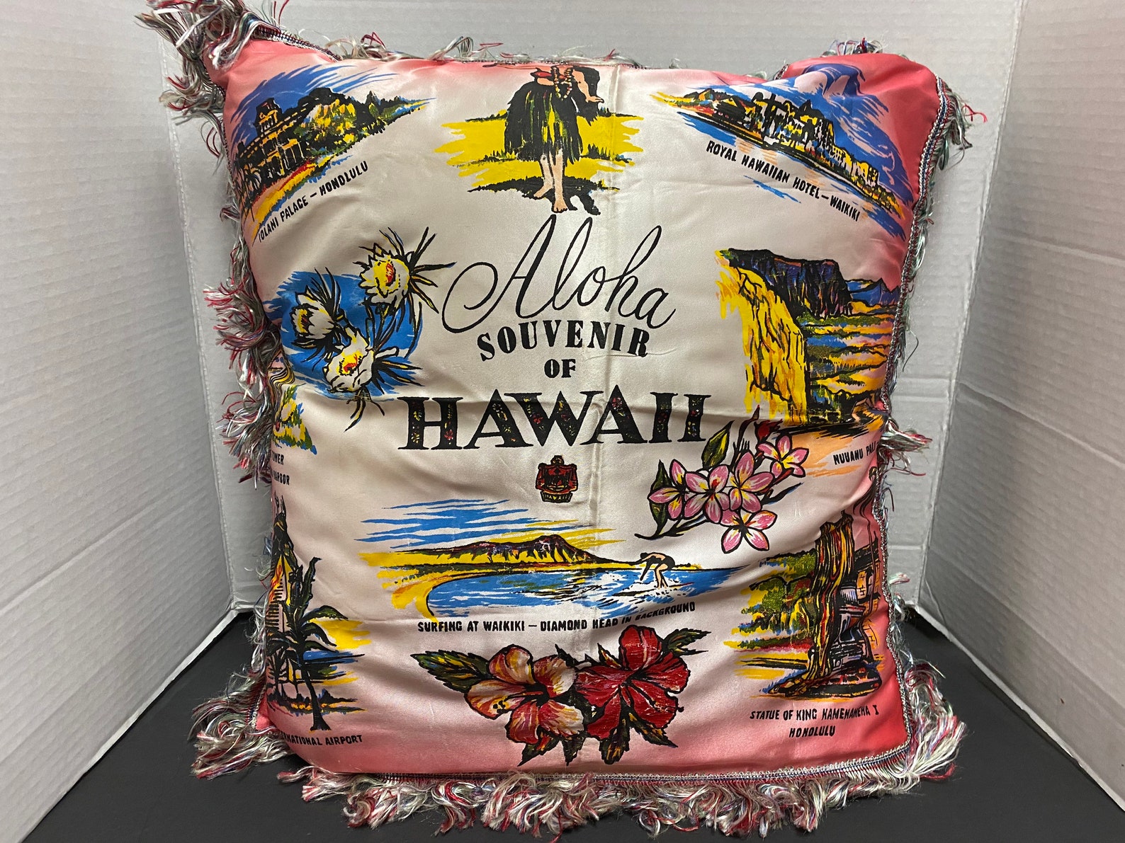 Hawaii Souvenir Pillow Etsy