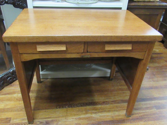 Mission Oak Student Desk