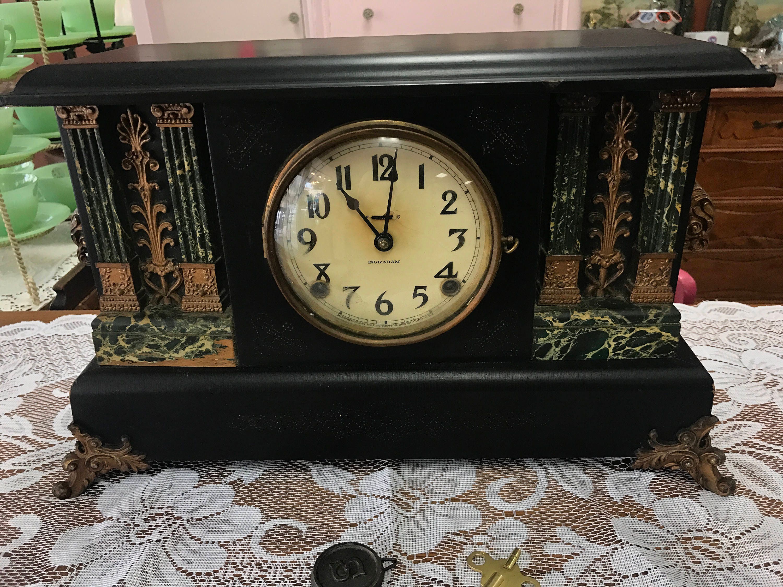 Ingraham mantle clock 1910 working