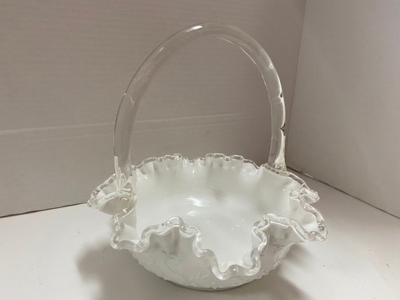Fenton Glass Basket