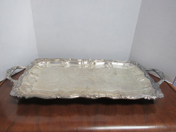 Silver plate tray